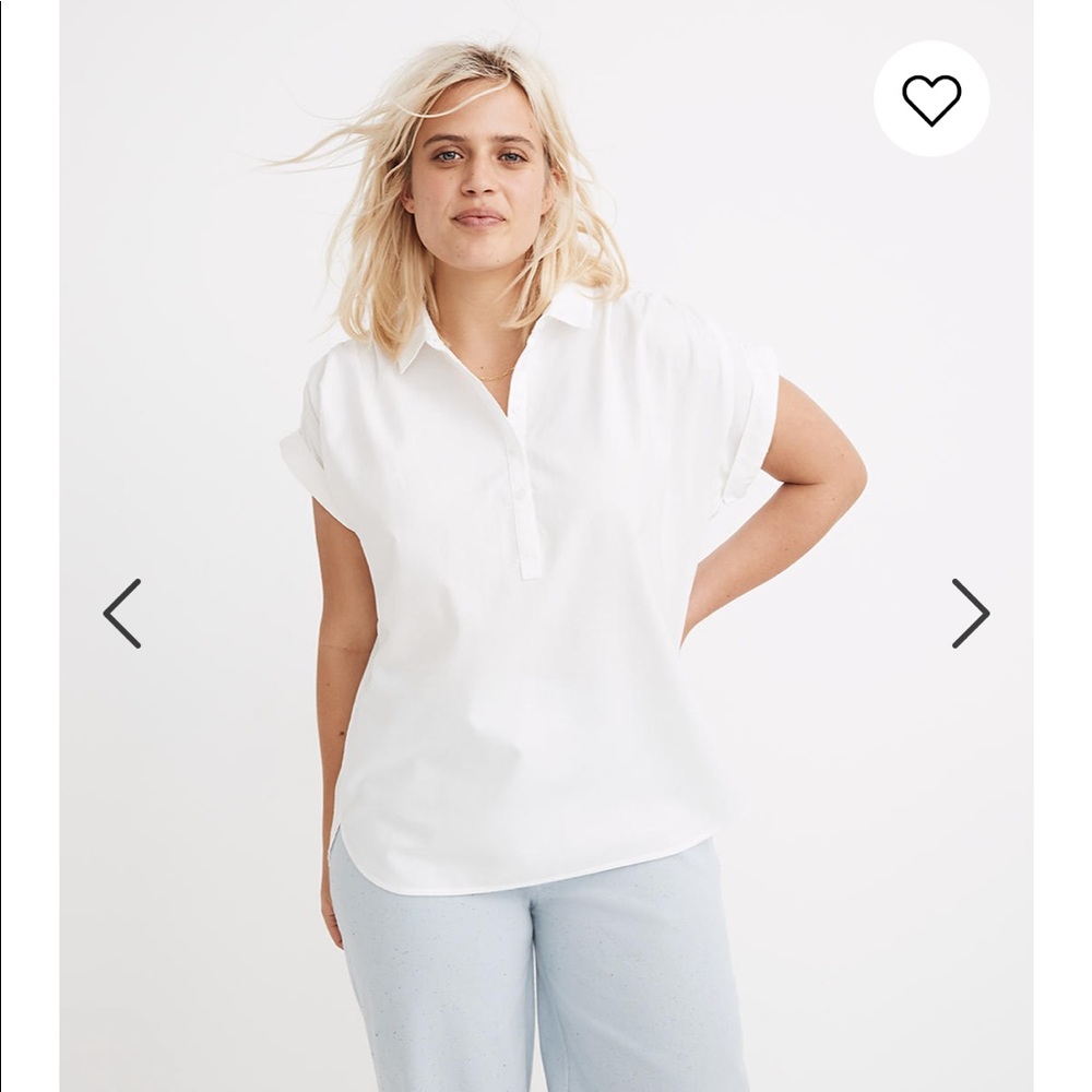 Madewell Central Popover shirt